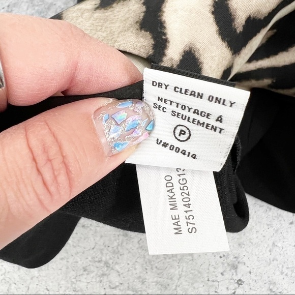 Diane Von Furstenberg DVF Mae Mikado
Leopard Pencil Skirt Size 4 - Picture 6 of 7